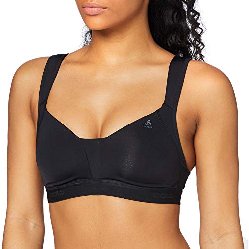 Odlo Bra Comfort High – Sujetador Deportivo, Mujer, Sports Bra Comfort High, Negro, 70