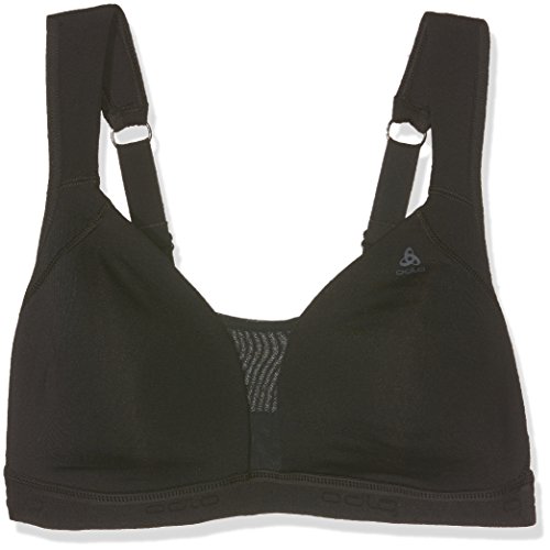 Odlo Bra Comfort High – Sujetador Deportivo, Mujer, Sports Bra Comfort High, Negro, 90