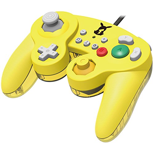 Official Nintendo Licensed Smash Bros Gamecube Style Controller for Nintendo Switch Pikachu Version - Nintendo Switch [Importación inglesa]