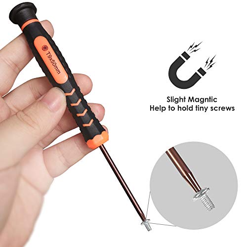 oGoDeal - Destornillador Torx de seguridad TR9 T9 T9H para la reparación de PS4, Xbox One y Xbox One X