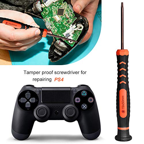 oGoDeal - Destornillador Torx de seguridad TR9 T9 T9H para la reparación de PS4, Xbox One y Xbox One X