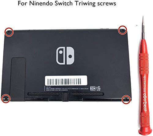 oGoDeal HAC-003 - Batería de repuesto compatible con Nintendo Switch 2017 Consola de juegos HAC-001 (4310 mAh, incluye kit de herramientas de reparación de bricolaje)