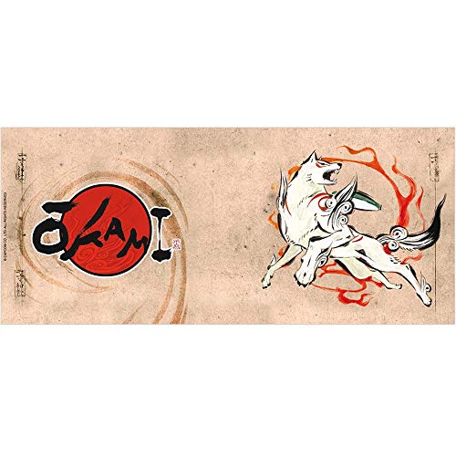 Okami - Taza - Amaterasu - Taza de café - Logo - Mug - Cerámica - Caja de regalo