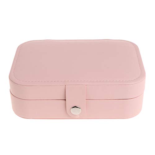 OKwife Caja de Almacenamiento de Joyas Organizador Multifuncional Compartimento Pendientes Collar de Perno Prisionero Pulsera Caja de Anillo Contenedor portátil de Alta Gama para niñas de Moda