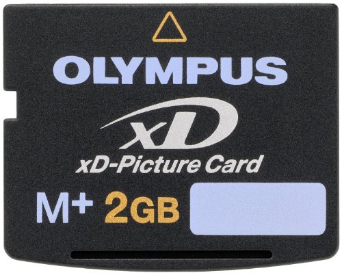 Olympus xD-Picture Card Type My - Tarjeta de Memoria (2 GB, 3.3V, 2g, 20 x 25 x 1,7 mm), Color Negro