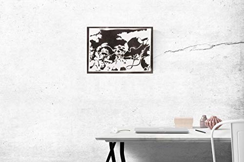 On. Pi. Póster Lu. Ac. y Sa. Grafiti Hecho a Mano Handmade Street Art - Aesthetic Artwork