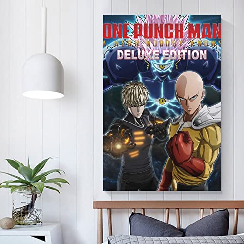 One Punch Man A Hero Nobody Knows Deluxe Edition - Póster decorativo para pared, diseño de imagen de la sala de estar, 20 x 30 cm