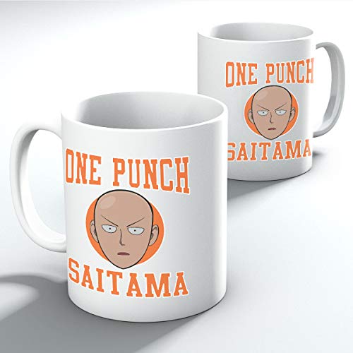 One Punch Man Saitama - Taza con logo deportivo