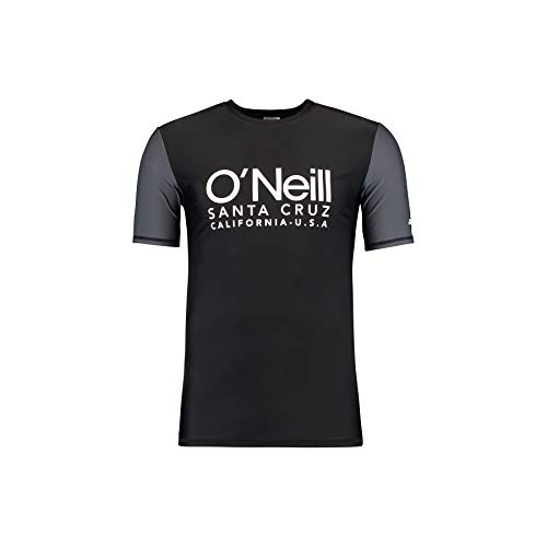 O'Neill Pm Cali S/Slv Skins, Camiseta para Hombre, Negro (9010 Black Out), S