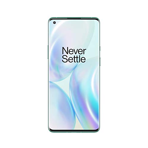 OnePlus 8 Pro - Smartphone desbloqueado 5G (Ecran 6,78 pouces Amoled 120Hz - 12Go RAM - 256Go Stockage) - 2 años de garantía- Glacial Green
