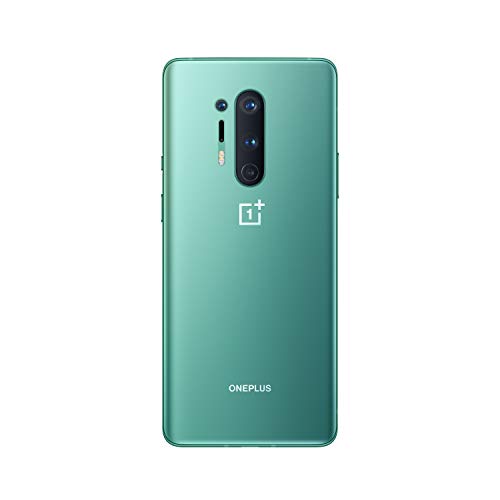 OnePlus 8 Pro - Smartphone desbloqueado 5G (Ecran 6,78 pouces Amoled 120Hz - 12Go RAM - 256Go Stockage) - 2 años de garantía- Glacial Green