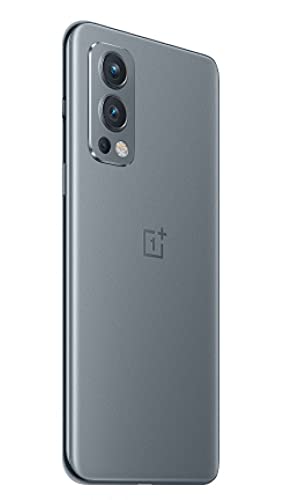 OnePlus Nord 2 5G - 8 GB de RAM + 128 GB de Almacenamiento, Smartphone sin Tarjeta SIM con Triple cámara y Warp, Carga de 65 W, garantía de 2 años, Gris Sierra