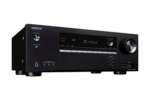 Onkyo TX-SR393(B) 5.2 - Receptor AV de Canal (Dolby/DTS:X, AccuEQ, AccuReflex, 4K, Bluetooth, 155 W/Canal), Color Negro