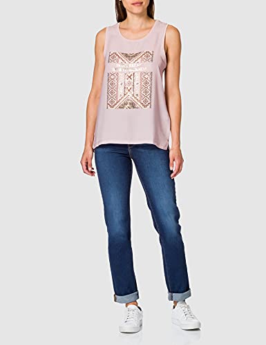 Only ONLARIA S/L Box Top JRS Camiseta sin Mangas, Adobe Rose Mujer
