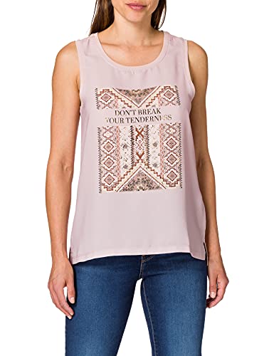 Only ONLARIA S/L Box Top JRS Camiseta sin Mangas, Adobe Rose Mujer