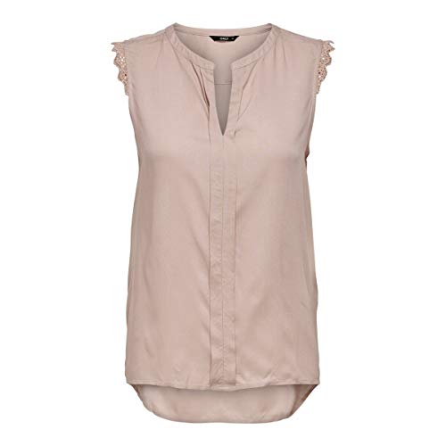 ONLY ONLKIMMI S/L TOP WVN NOOS, Tops S / L De las mujeres, Adobe Rose, 46