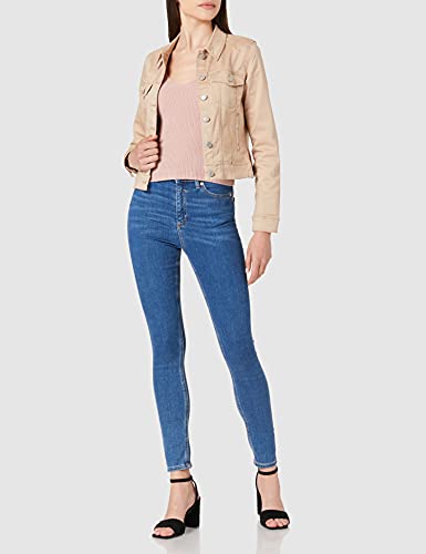 Only Onllina S/L Top Knt Noos Camiseta sin Mangas, Adobe Rose/Detalles: w. Melange, Mujer