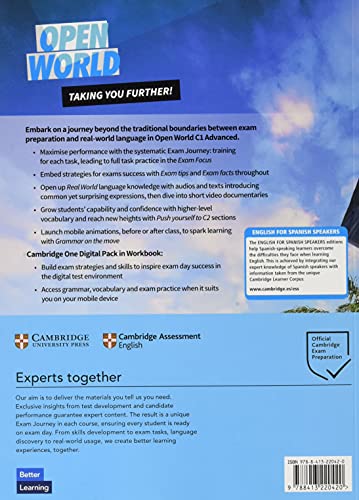 Open World Advanced English for Spanish Speakers. Self-study Pack (Student's Book with answers and Workbook with answers and Class Audio).