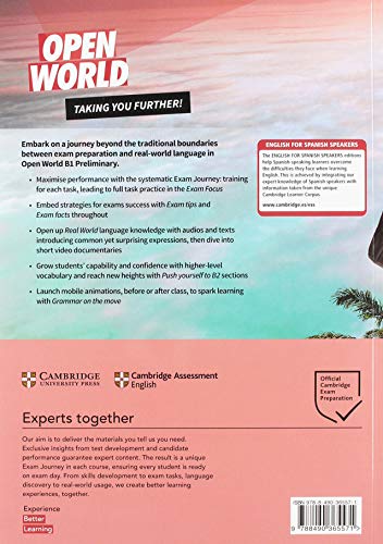 Open World Preliminary Student's Book without Answers English for Spanish Speakers