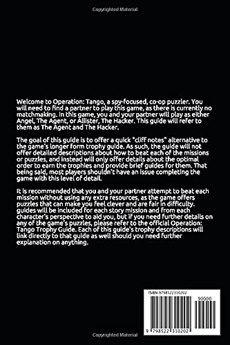 OPERATION TANGO: GUIDE – TIPS AND TRICKS