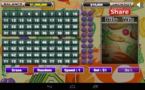 Orange Fruits Keno Game HD