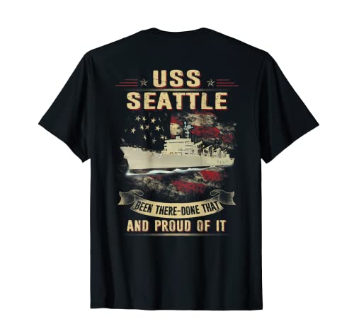 Orgulloso de la Marina USS Seattle (AOE-3) Camiseta