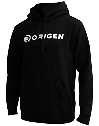 Origen Text Sudadera con Capucha, Negro (Negro Negro), XXL para Hombre