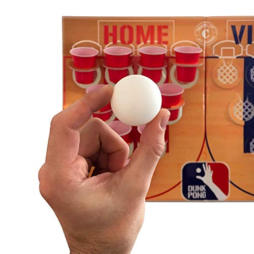 Original Official Dunk Pong | Basketball Version Beer Pong | Premium Quality | Hard Panel / Foldable / transportable for 20 Red & Blue Cups | Drinking Game | Party Game | OriginalCup®