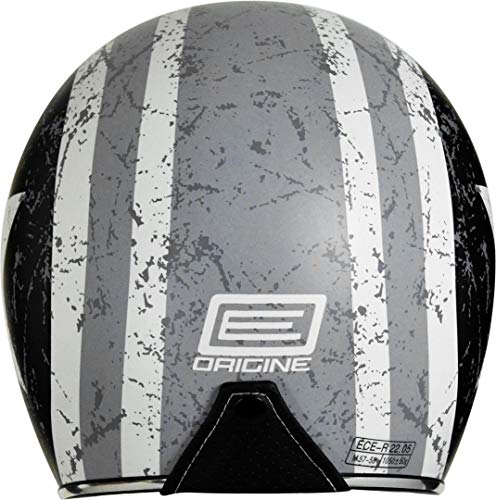 Origine Helmets Sprint Rebel Star Grey - Casco Abierta, Blanco/Gris, XL (61-62 cm)