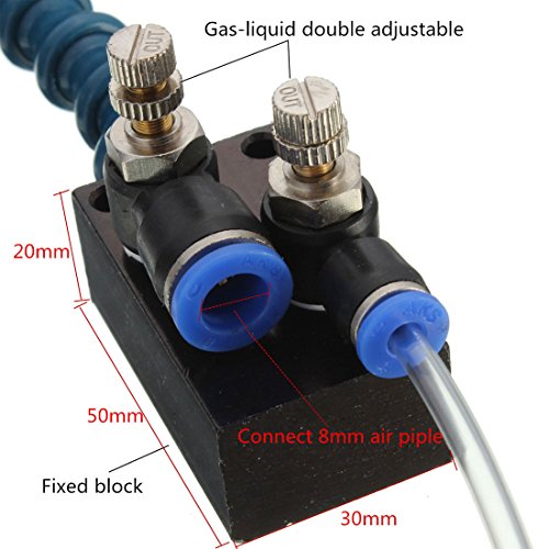 OriGlam Sistema de lubricación por niebla de aerosol refrigerante de corte de Metal tubo de enfriamiento de aire pulverizador máquina para grabado de torno cnc fresadora taladro