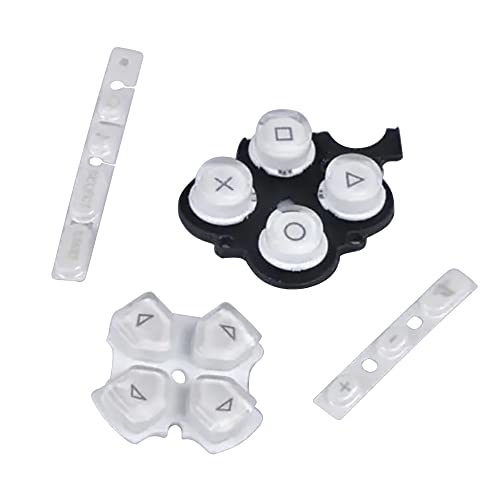 OSTENT Botones Key Pad Set Repair Replacement Compatible para Sony PSP 3000 Slim Console - Color Blanco