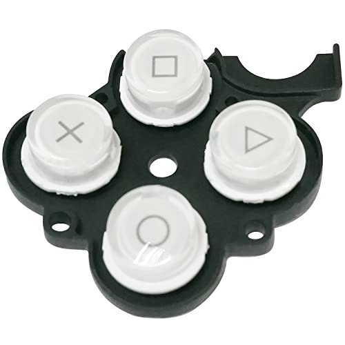 OSTENT Botones Key Pad Set Repair Replacement Compatible para Sony PSP 3000 Slim Console - Color Blanco