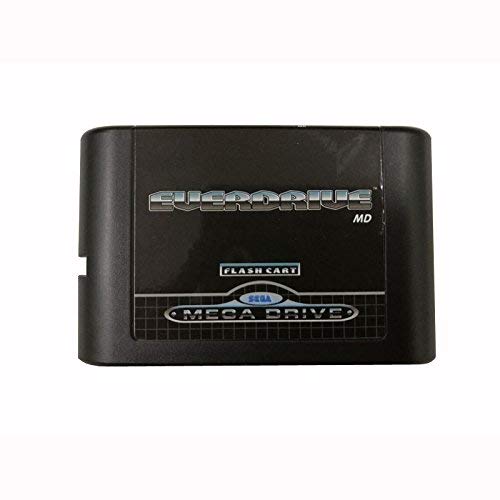 OSTENT Cartucho Flash de 5 generaciones de la versión MD Compatible con la consola Sega Mega Drive Genesis