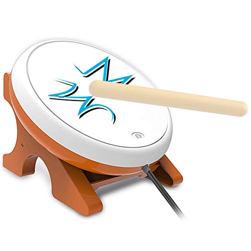 OSTENT Tambor Controlador Baquetas Instrumento Tradicional Japonés para Sony PS4 Slim Pro Taiko No Tatsujin Master Videojuegos