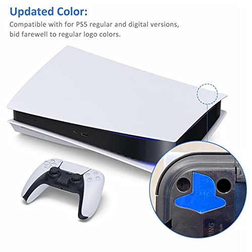 Otherway - Adhesivo de vinilo personalizado para Playstatio 5 Console, logotipo autoadhesivo