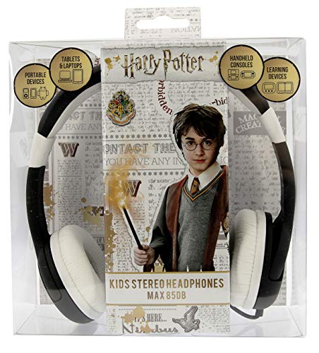OTL - Auriculares con Cable para niños con Escudo de Hogwarts Harry Potter Multiplataforma (Android)