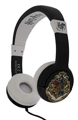 OTL - Auriculares con Cable para niños con Escudo de Hogwarts Harry Potter Multiplataforma (Android)