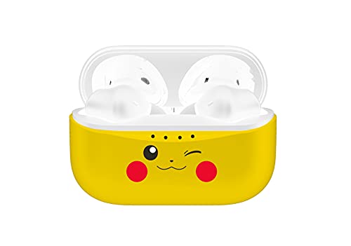 OTL Technologies - Auriculares inalámbricos Bluetooth V5.0 para niños Pokemon Pikachu con Caja de Carga.