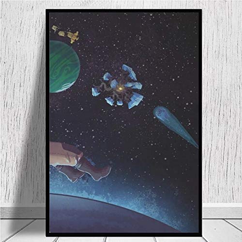 Outer Wilds Juego Del Año Impresiones En Lienzo Póster De Arte De Pared Carteles E Impresiones Pintura En Lienzo Para La Decoración Del Hogar De La Habitación Dormitorio Navidad Hogar Decor Regalo