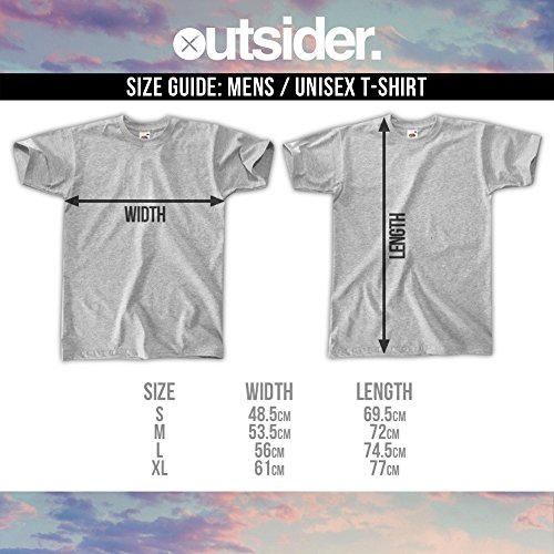 Outsider. 'Til Death We Do Art Camiseta para Hombre Unisex - Black - Small