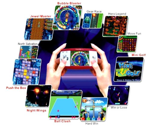 OVERMAX OV-Player - Consola de Bolsillo con 120 Juegos Integrados y gráficos Maravillosos