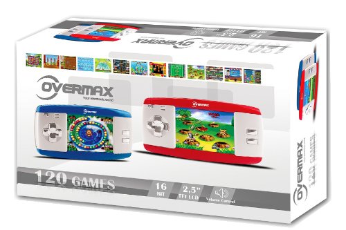 OVERMAX OV-Player - Consola de Bolsillo con 120 Juegos Integrados y gráficos Maravillosos