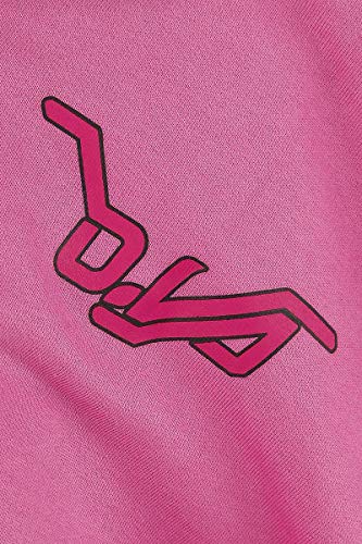 Overwatch Ultimate D.VA Hombre Capucha con Cremallera Rosa M, 100% algodón, Kapuze mit Tunnelzug Regular