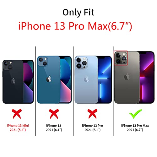 Ownest Compatible con iPhone 13 Pro Max Carcasa para Sol, Luna Dibujos Animados Transparente Mate PC Back 3D Floral y Chica Suave Silicona Bumper Case para iPhone 13 Pro Max Lila