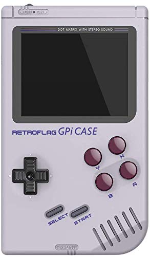 Owootecc Retroflag GPi Case with Flannel Bag & Heatsink for Raspberry Pi Zero 2 W Raspberry Pi Zero and Zero W with Safe Shutdown