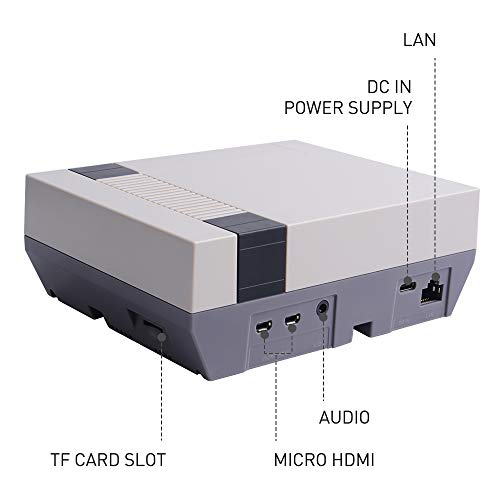 Owootecc RETROFLAG NESPi 4, con SSD, Fuente de alimentación, Interruptor Divisor HDMI y Ventilador de refrigeración y disipadores de Calor y Controladores de Juegos USB con Cable para Raspberry Pi