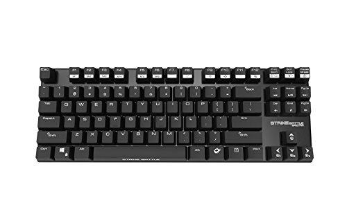 Ozone Gaming Gear Strike Battle Spectra - OZBTLSPECTRARSRD- Teclado mecanico TKL, RGB, Cherry MX, G-Mode, Layout Ruso, Color Negro