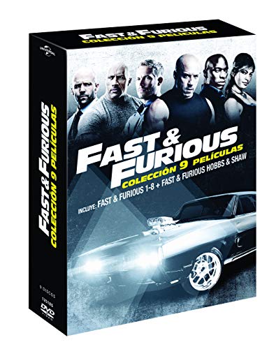 Pack: Fast & Furious 1-8 + Hobbs & Shaw [DVD]