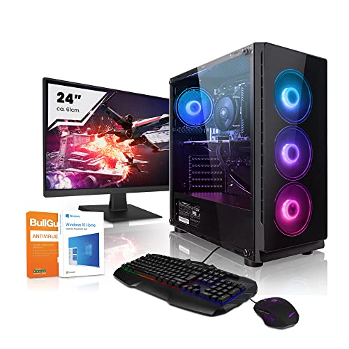 Pack Gaming - Megaport PC AMD Ryzen 5 3600 • 24" Full-HD • Teclado y ratón Gaming • GeForce GTX1660 Ti 6GB • Windows 10 • 16GB DDR4 • 2TB HDD • 240GB SSD • PC Gamer • Ordenador de sobremesa