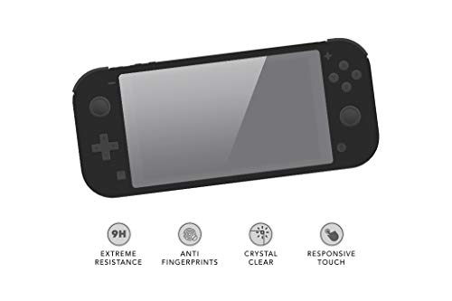 Pack Gaming Nintendo Switch Lite: headset + joycon grips + cristal | Cascos ergonómicos con sonido estéreo y micrófono | Fundas protectoras para joystick | Cristal templado protector de pantalla